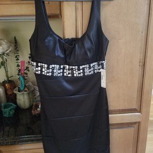 NWT Size 10 Little Black Dress with embellishments